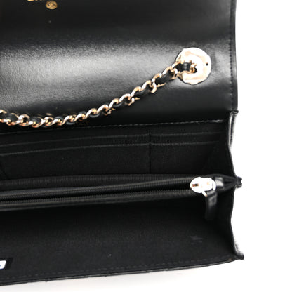 Chanel Lambskin Quilted Trendy CC Dual Handle Clutch With Chain Black 6 of 13