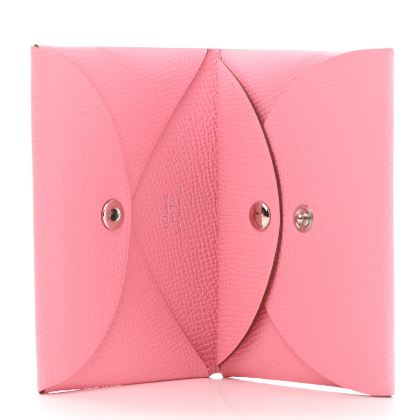 Epsom Calvi Duo Card Case Rose Confetti