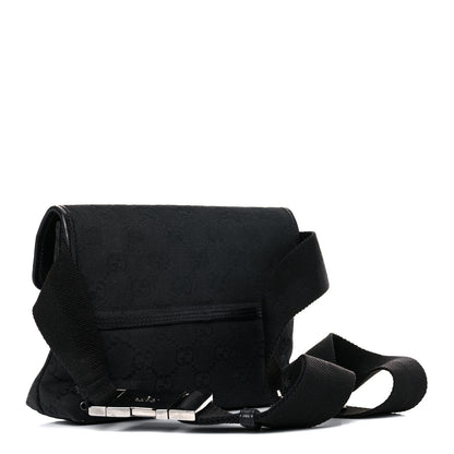 Gucci GG Monogram Web Flight Belt Bag Black 3 of 21