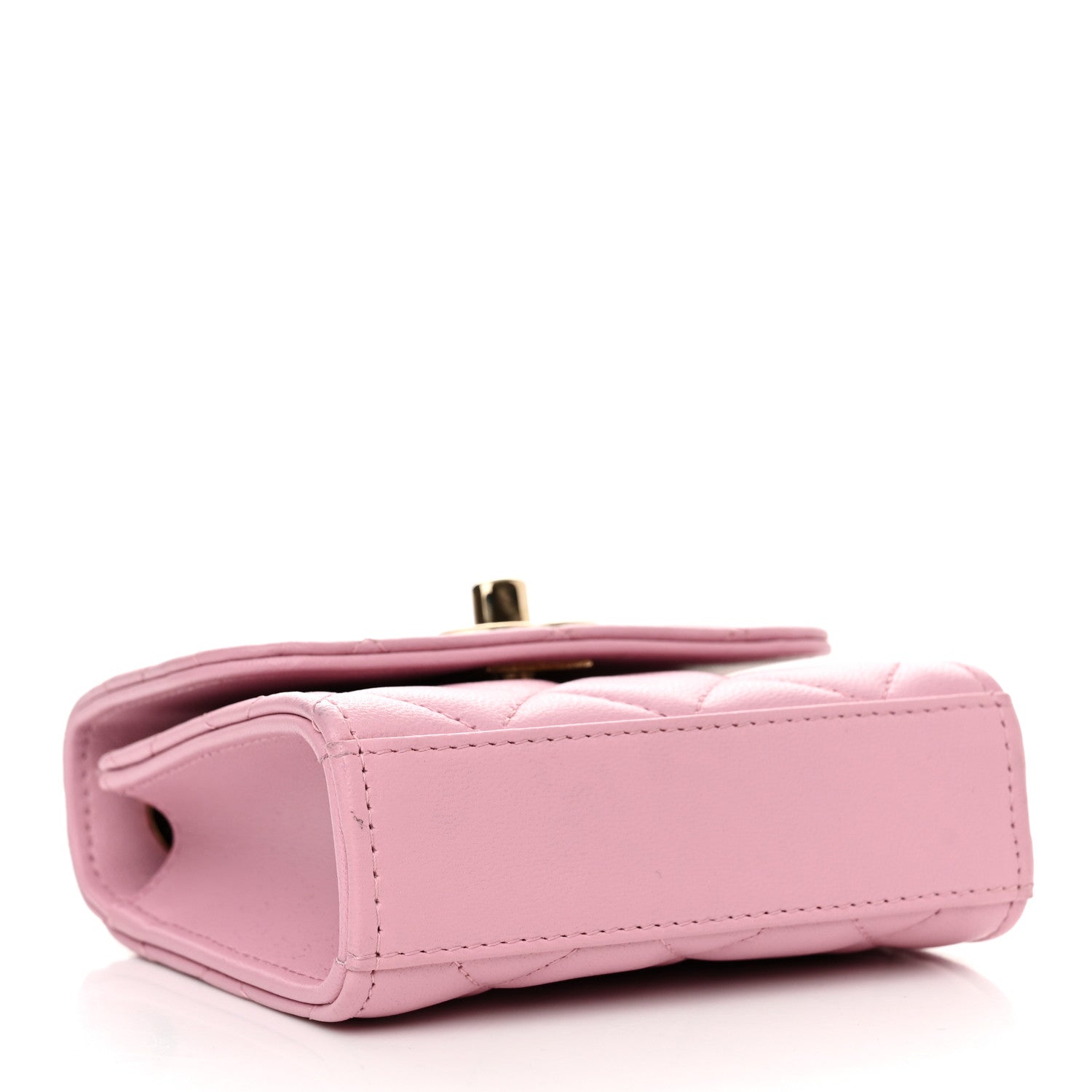 Chanel Lambskin Quilted Mini Trendy CC Clutch With Chain Pink 3 of 10