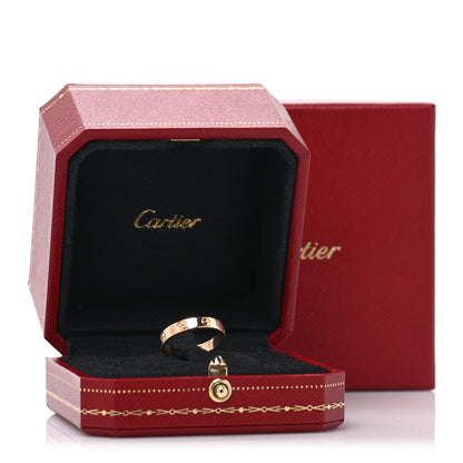 Cartier 18K Pink Gold 3.5mm LOVE Wedding Band Ring 52 6 5 of 5