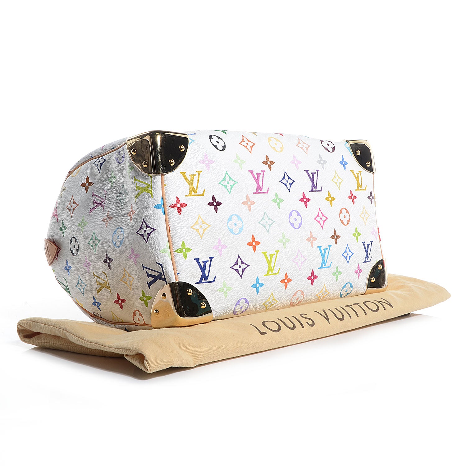 Louis Vuitton Monogram Multicolor Speedy 30 White 4 of 7