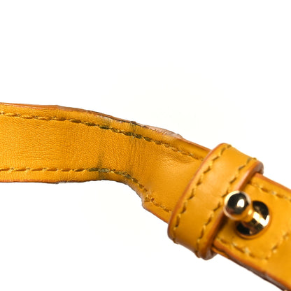 Salvatore Ferragamo Calfskin Medium Aileen Bag Yellow 9 of 10