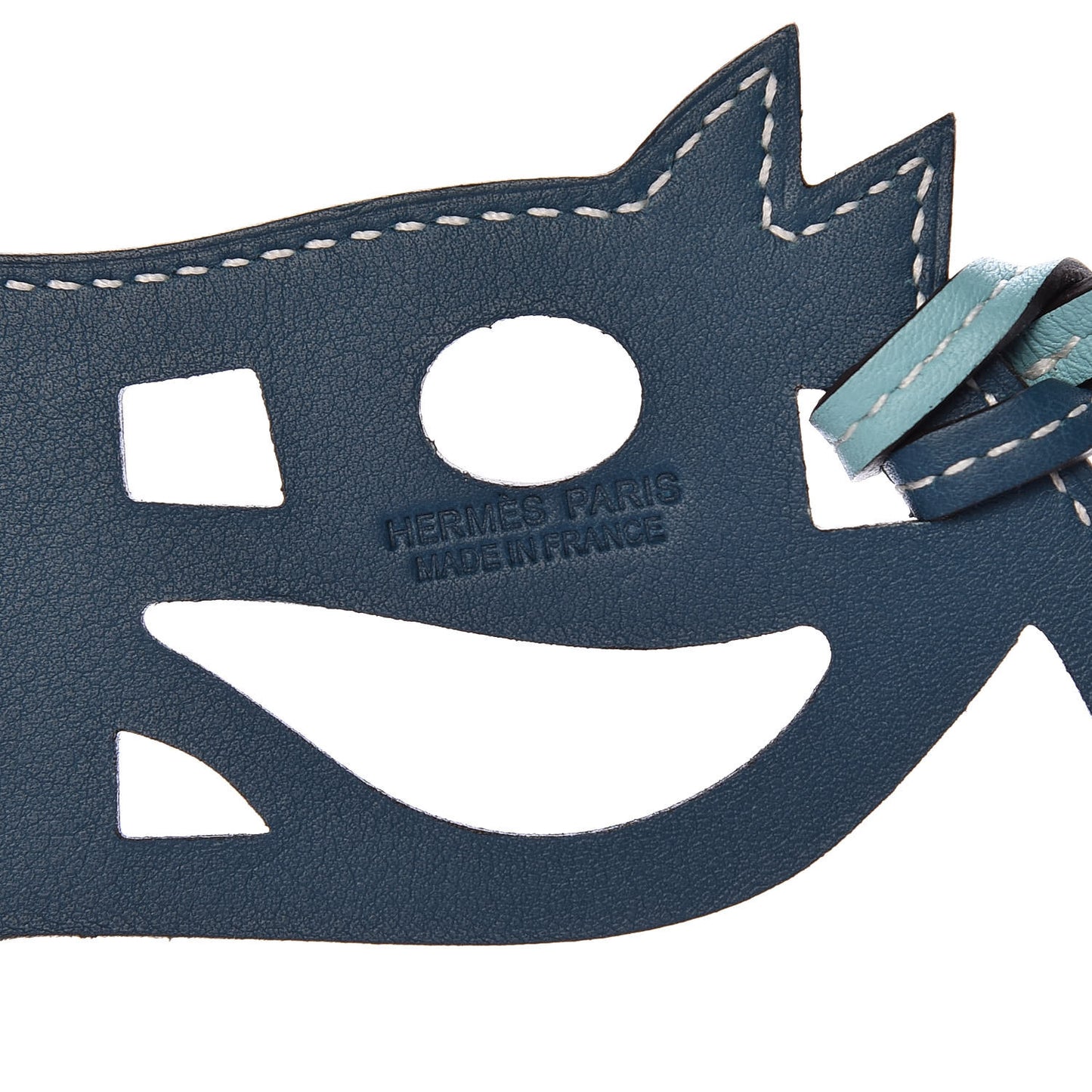 Swift Paddock Cheval Horse Bag Charm Colvert Bleu Atoll