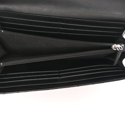 Chanel Patent Quilted Large Brilliant Flap Wallet Black 4 of 9