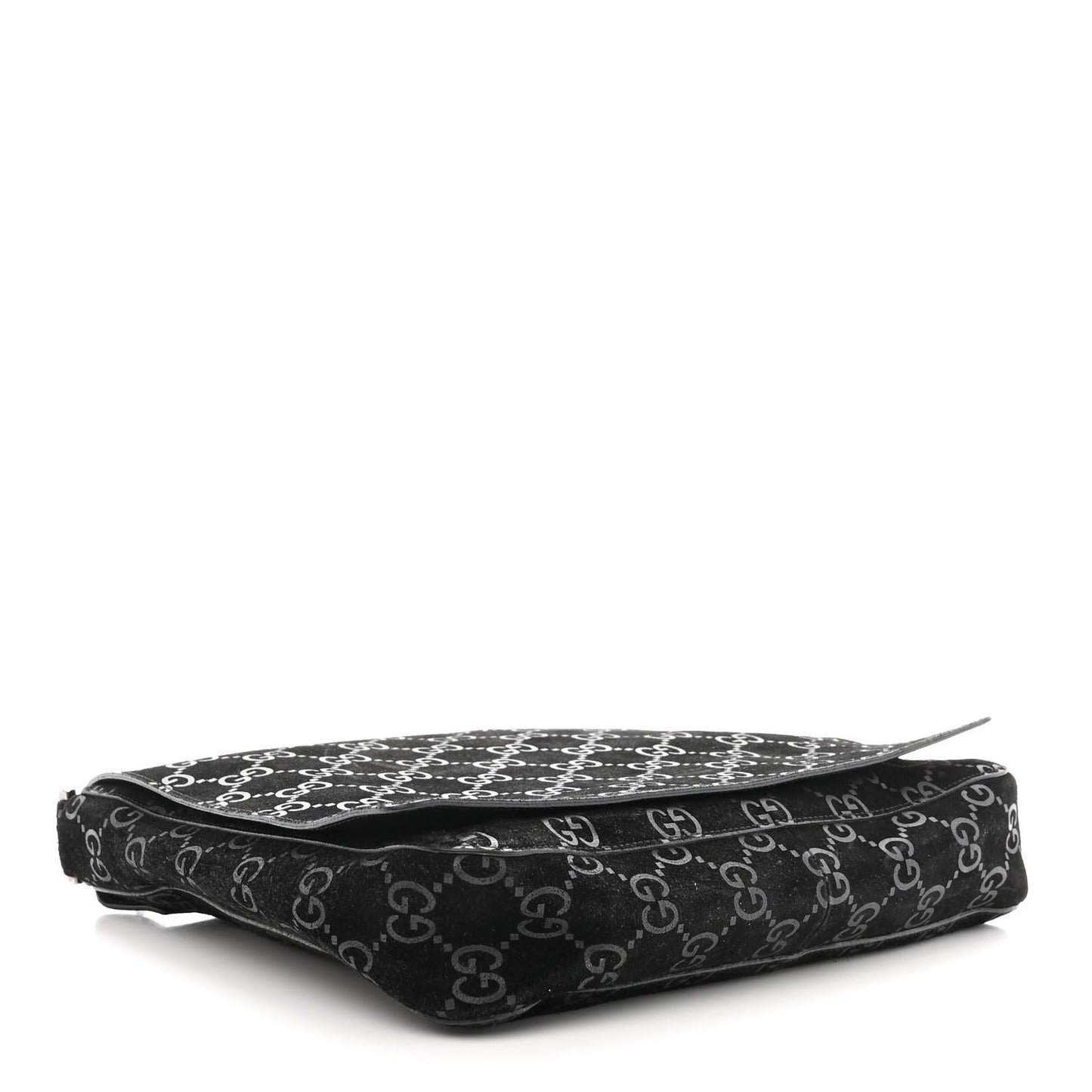 Suede Guccissima Hobo Black