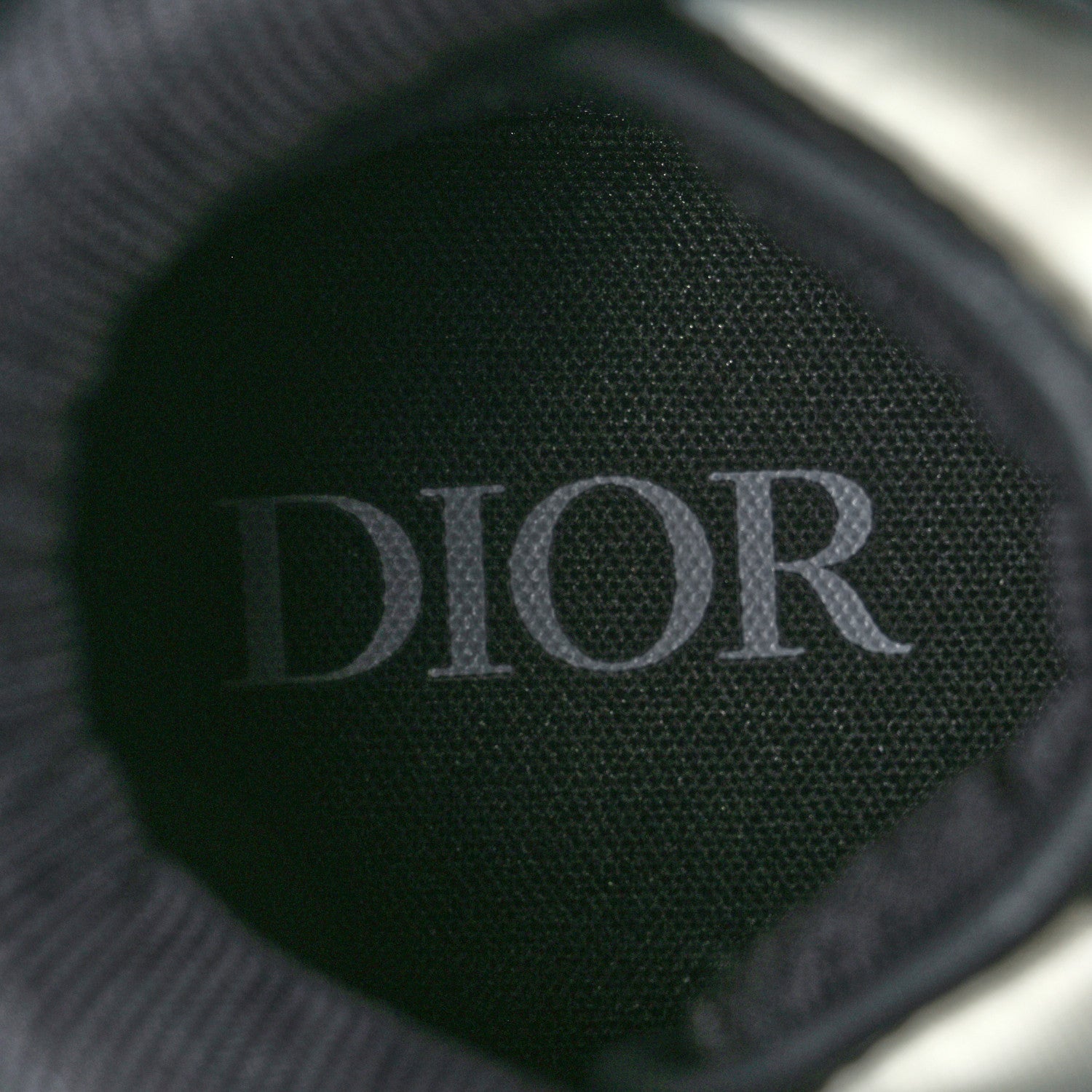 Christian Dior Smooth Calfskin Jacquard Oblique Mens B27 Mid Top Sneakers 42 Black Blue 7 of 9