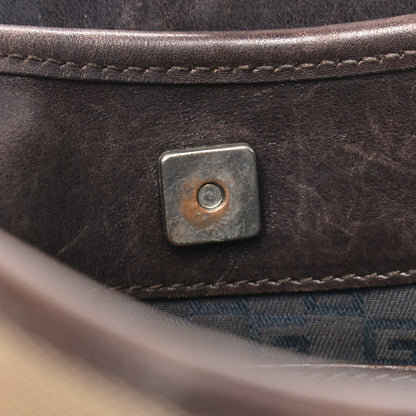 Gucci Canvas Web GG Shoulder Bag Brown 7 of 11