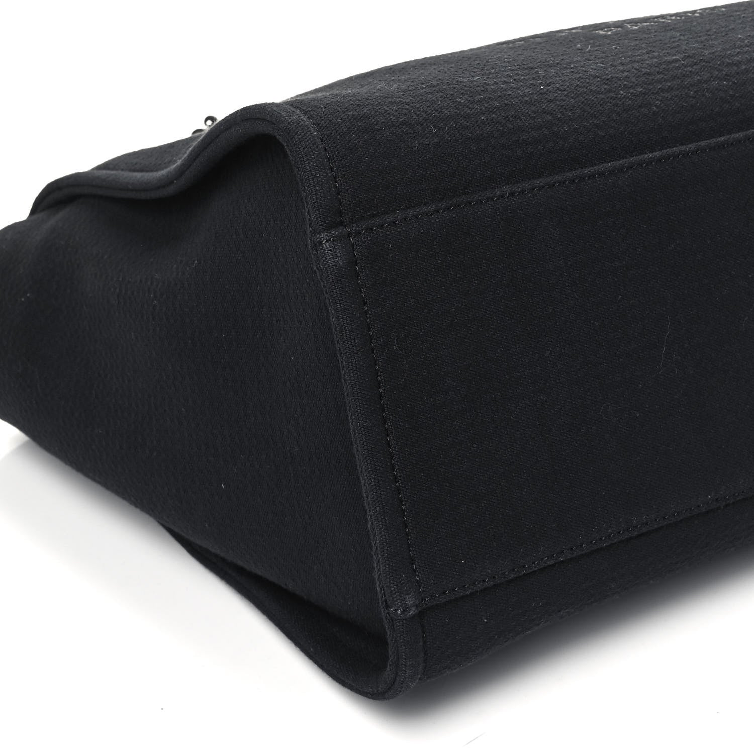 Chanel Mixed Fibers Medium Deauville Tote Black 7 of 10