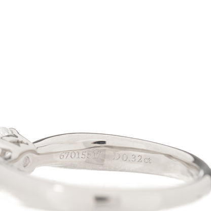 Tiffany Platinum Diamond .32ct Harmony Solitaire Engagement Ring 46 3.75 4 of 4