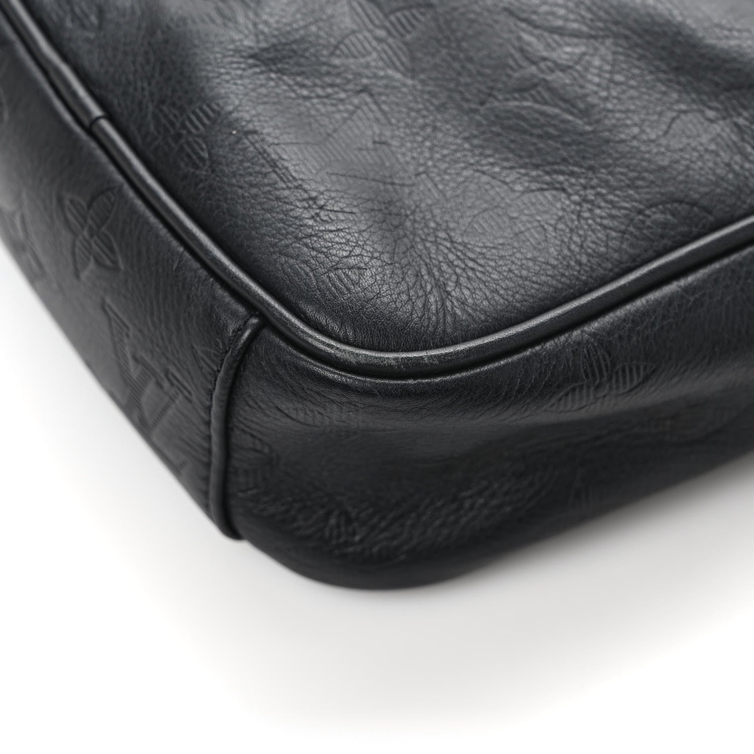 Louis Vuitton Calfskin Monogram Shadow Danube PM Black 10 of 12