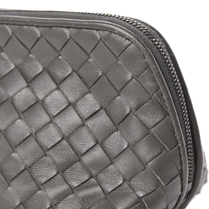 Bottega Veneta Nappa Intrecciato Cosmetic Pouch Grey 16 of 16