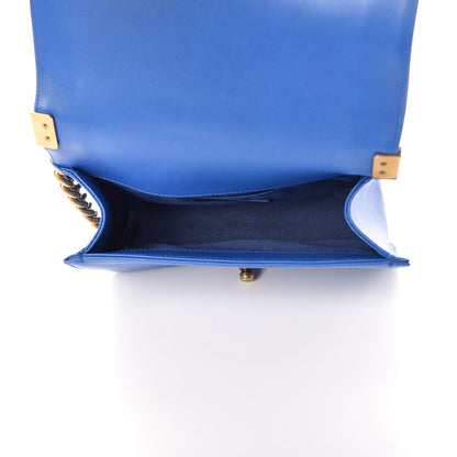 Chanel Lambskin Quilted Small Boy Flap Blue 7 of 10