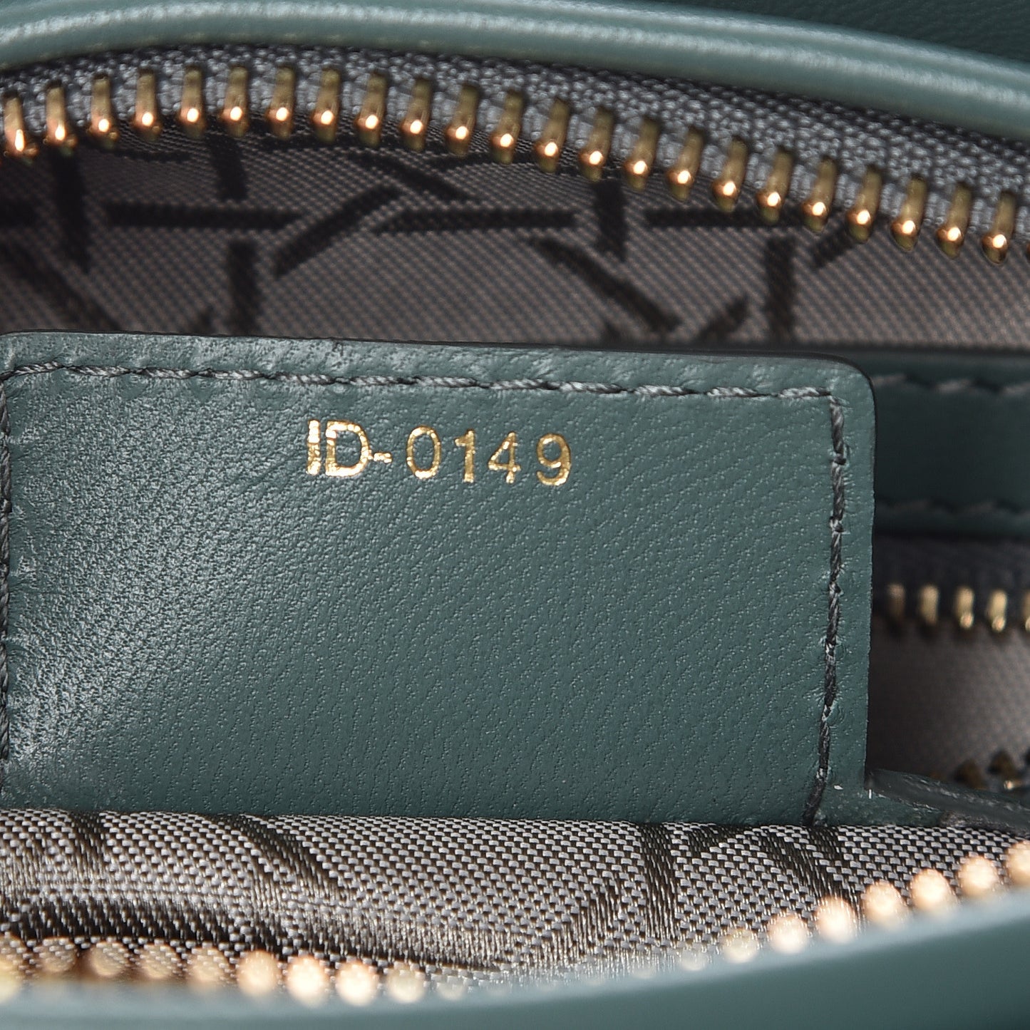 Lambskin Cannage Medium Lady Dior Storm Blue