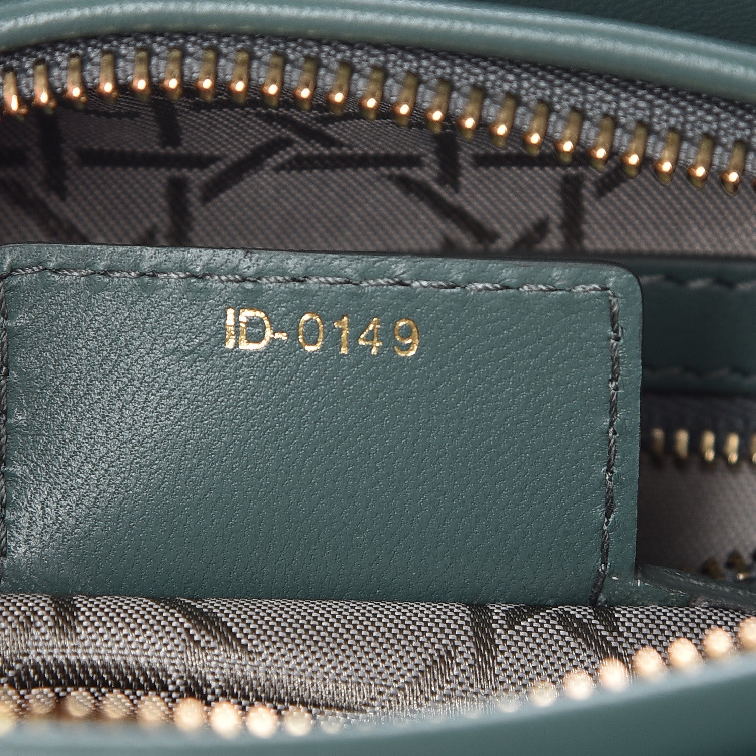 Christian Dior Lambskin Cannage Medium Lady Dior Storm Blue 7 of 10