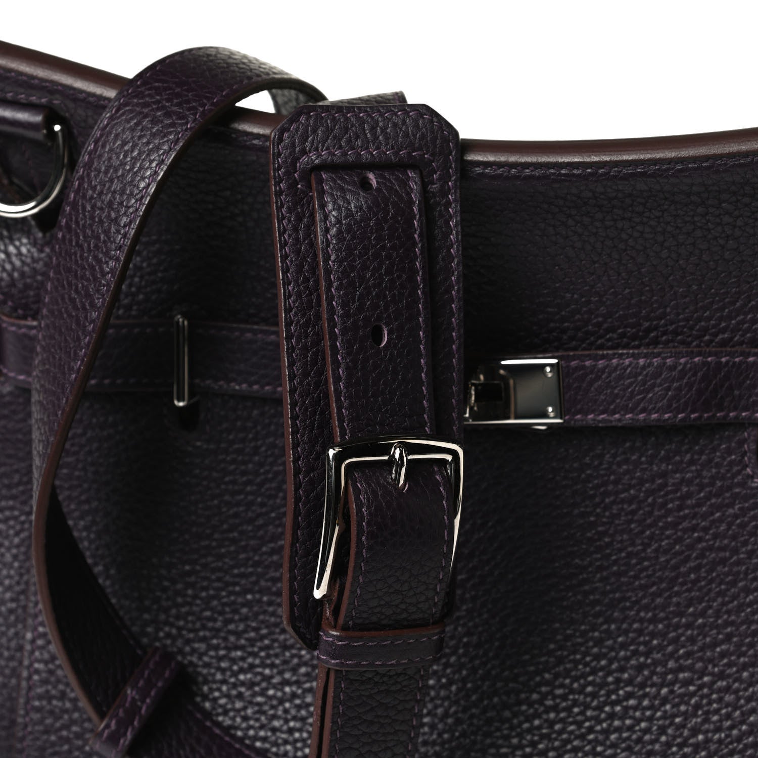 Hermes Taurillon Clemence Jypsiere 28 Raisin 14 of 14