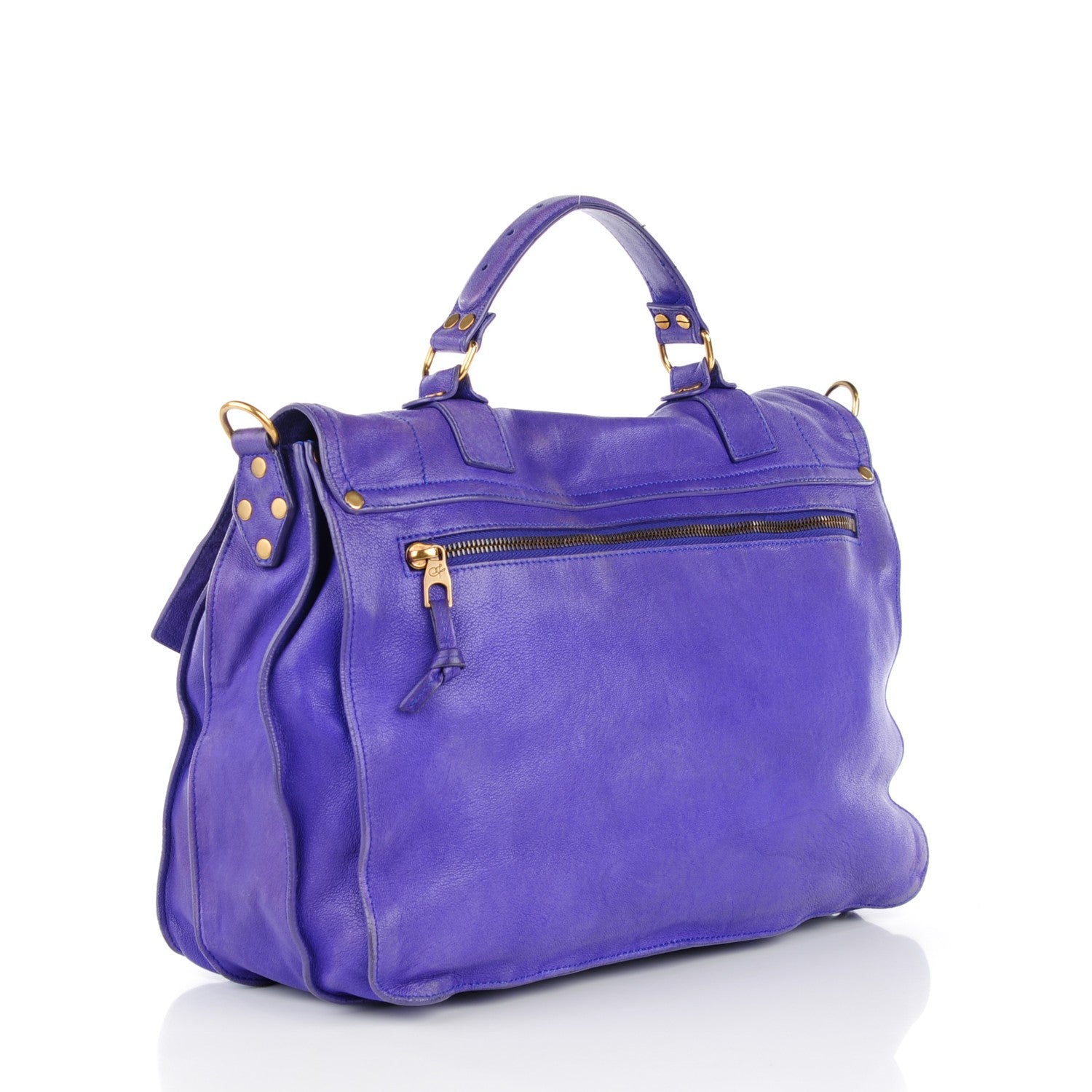 Proenza Schouler Lambskin Large PS1 Satchel Purple Rain 3 of 8