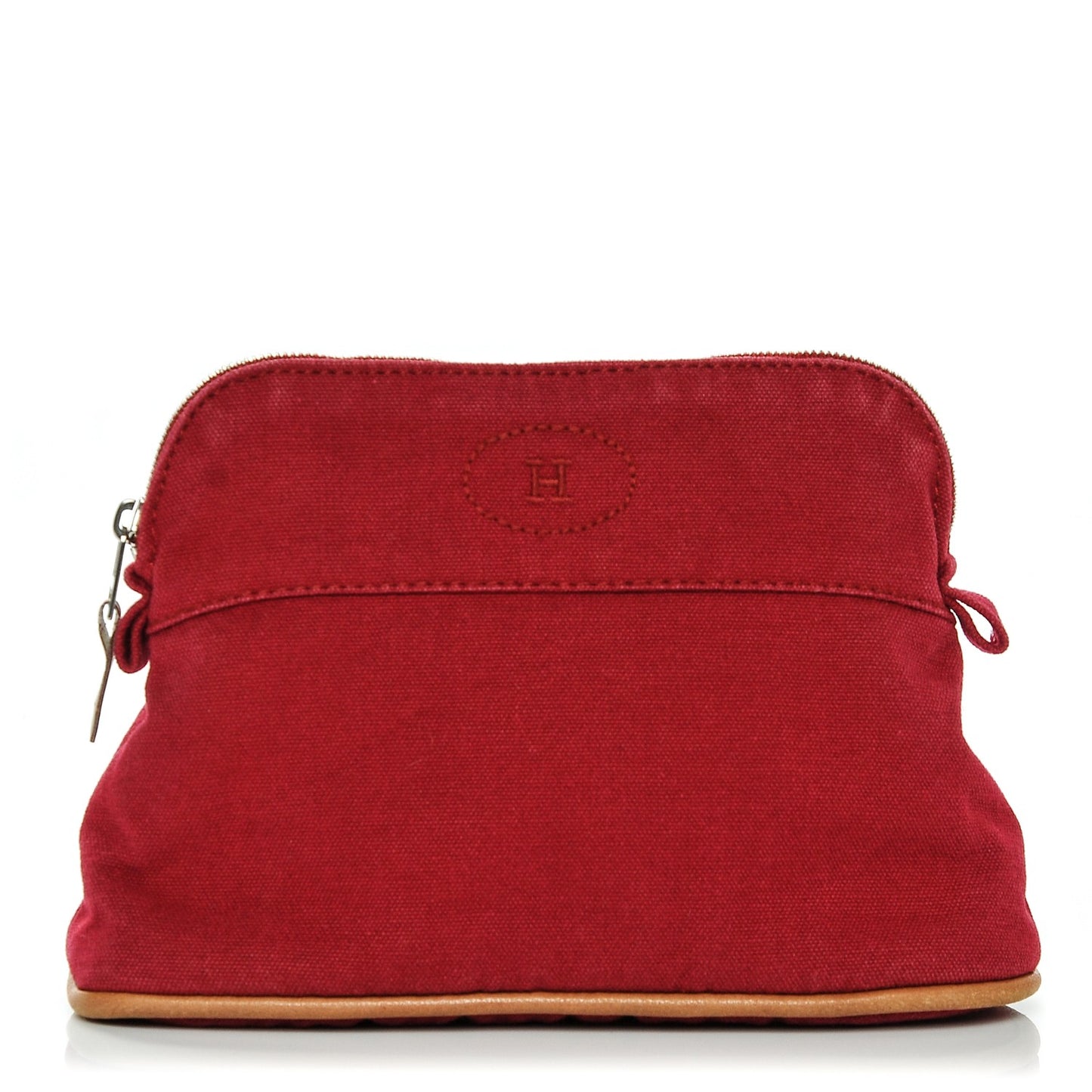 Cotton Bolide Travel Cosmetic Pouch Rouge