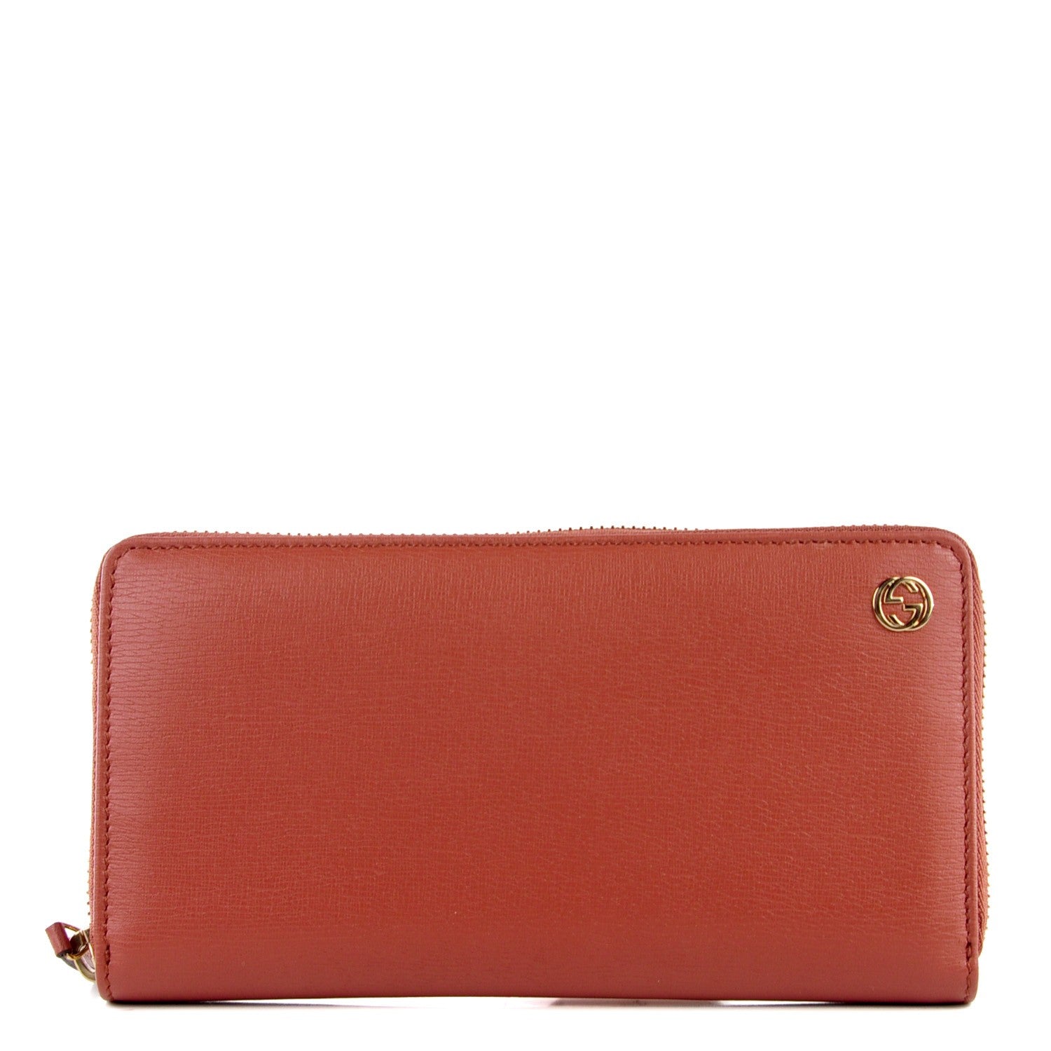 Gucci Textured Calfskin Large Betty Zip Around Wallet Pink 1 of 8