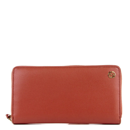 Gucci Textured Calfskin Large Betty Zip Around Wallet Pink 1 of 8