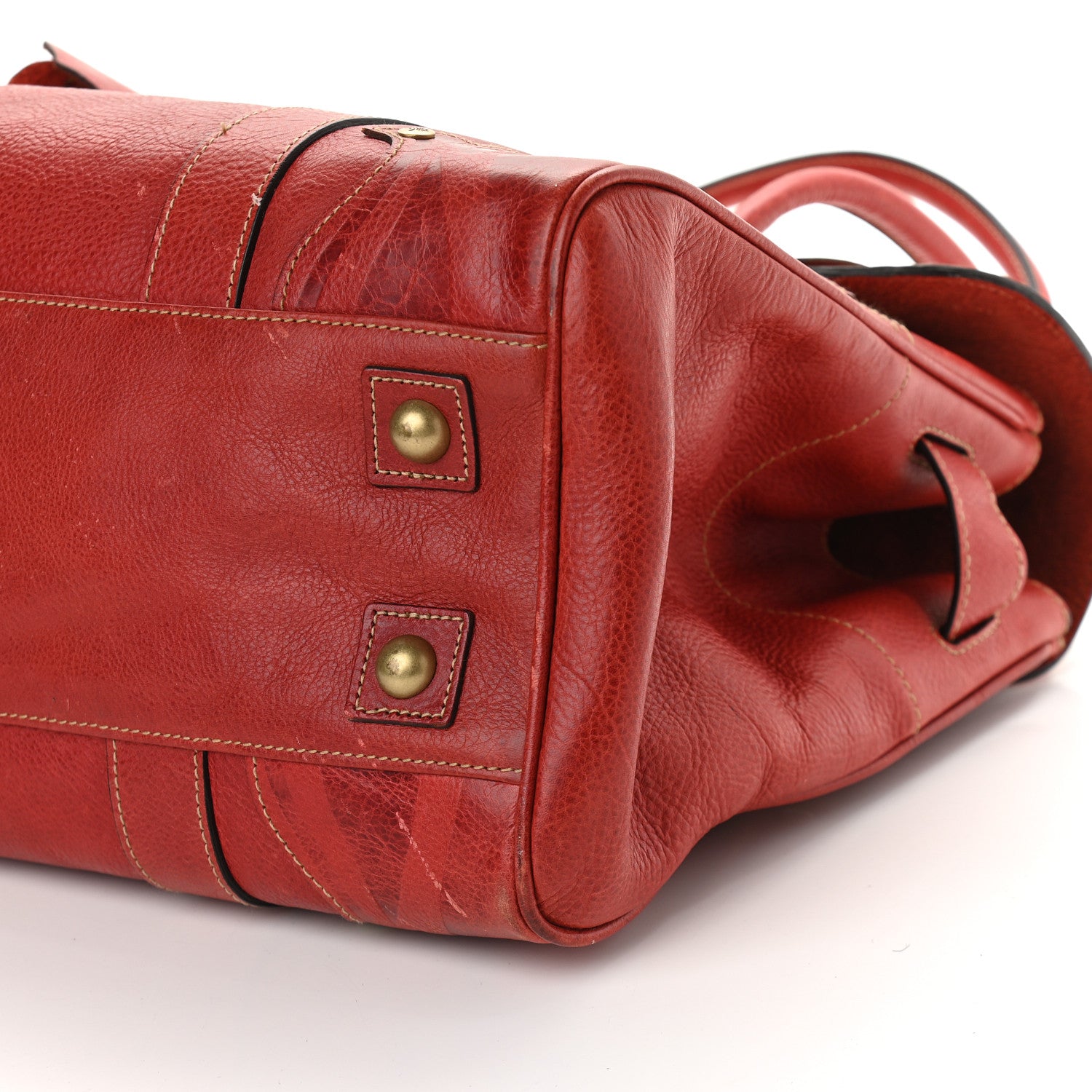 Mulberry Grained Calfskin Tooled Darwin Bayswater Red 8 of 8