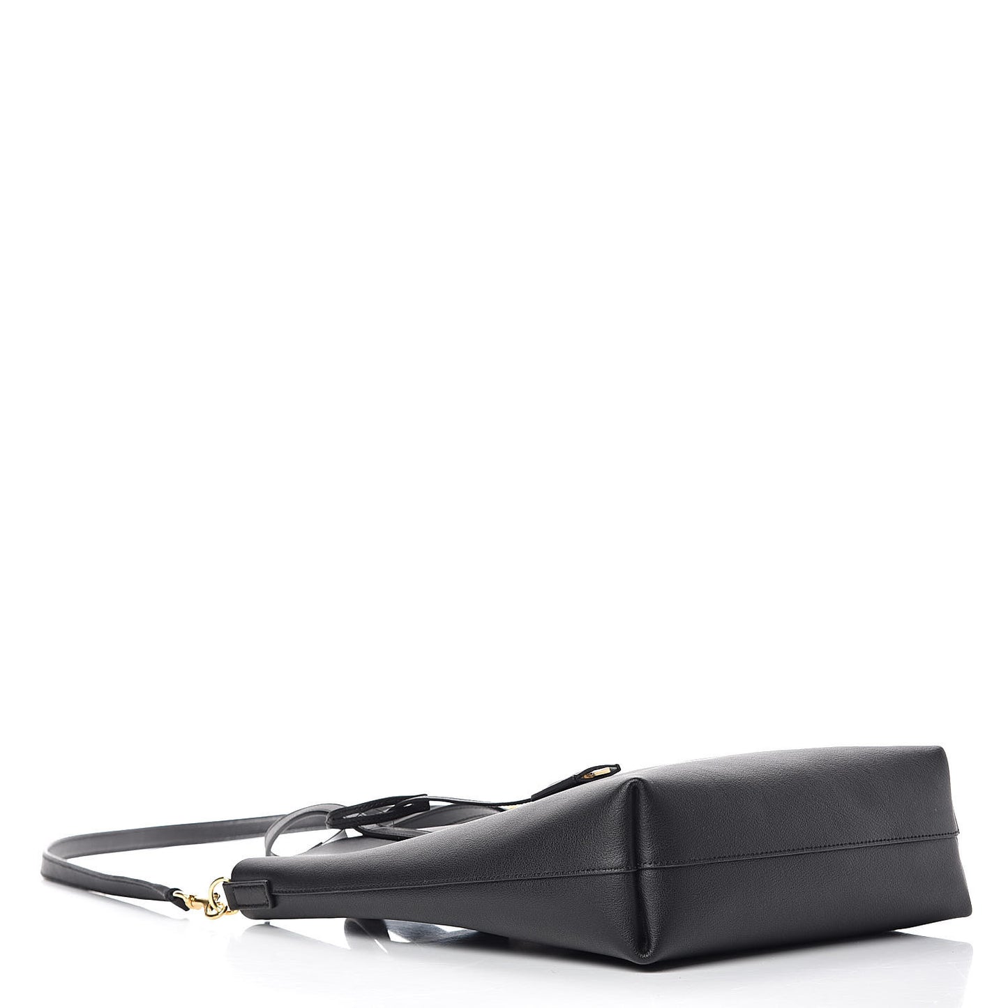 Calfskin Toy Shopping Tote Black