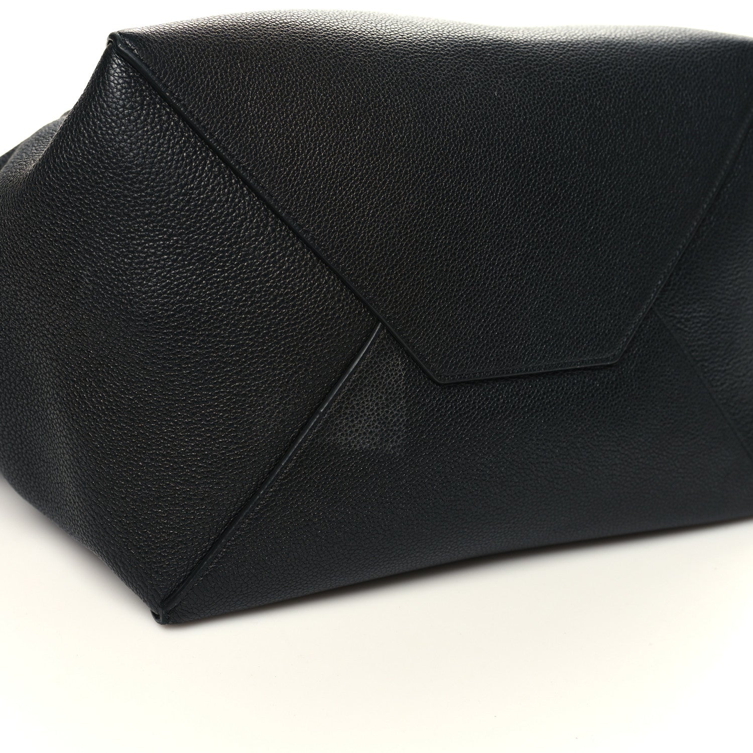 Celine Soft Grained Calfskin Medium Belt Cabas Phantom Black 13 of 13