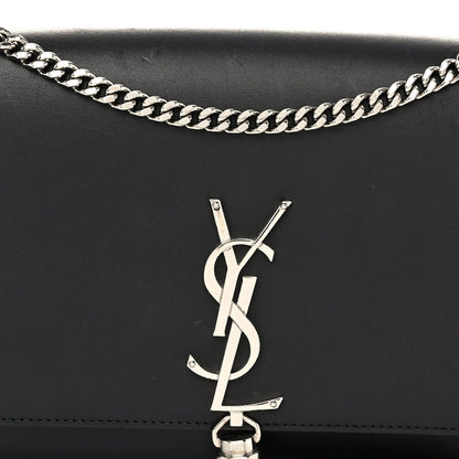 Saint Laurent Smooth Calfskin Medium Classic Monogram Kate Tassel Satchel Black 7 of 11