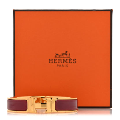 Hermes Enamel Narrow Clic Clac H PM Bracelet Muscat 5 of 5