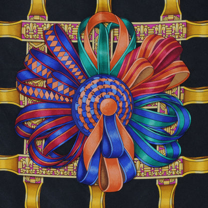 Hermes Silk Les Rubans Du Cheval Scarf 90 1 of 9
