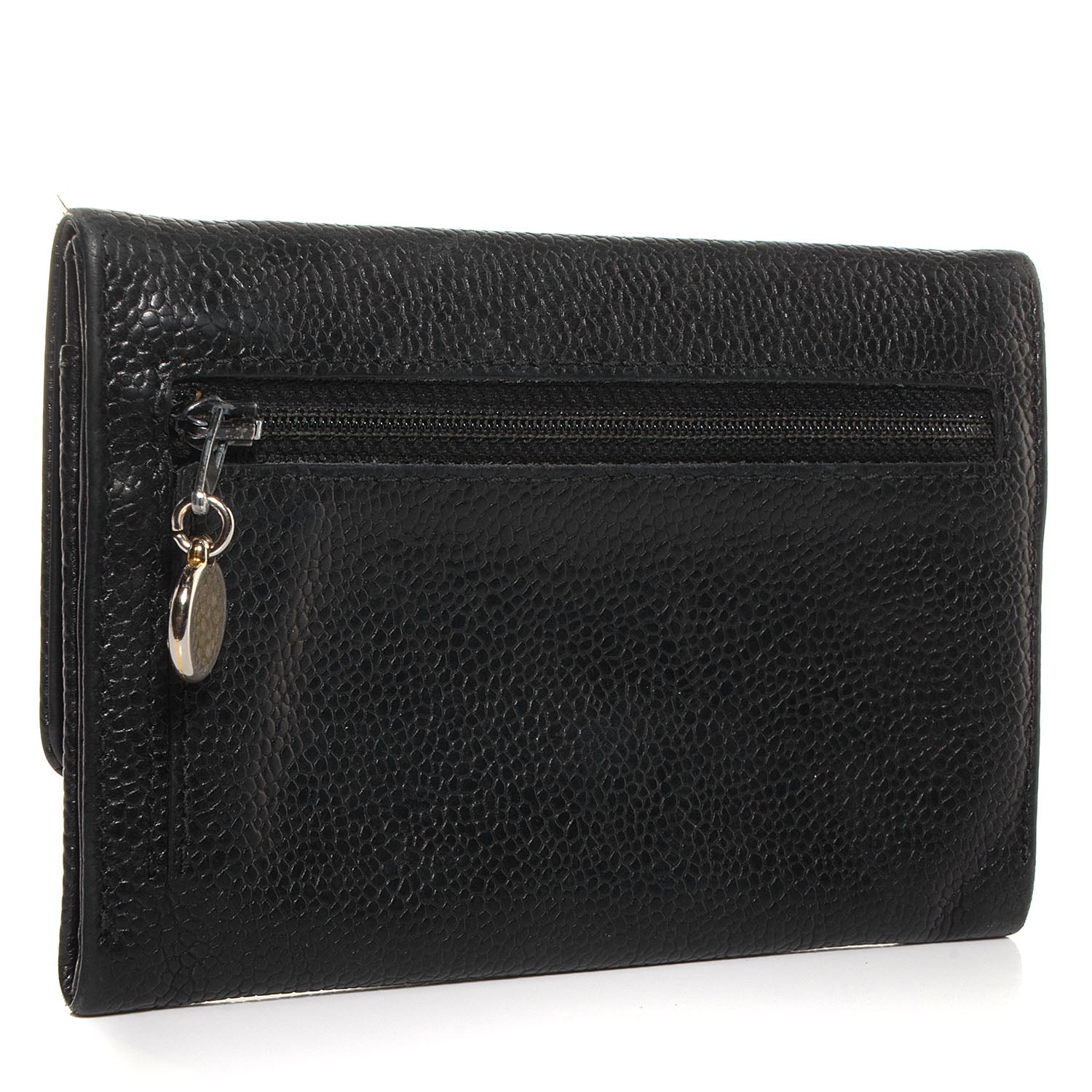 Chanel Caviar CC Flap Wallet Black 3 of 7