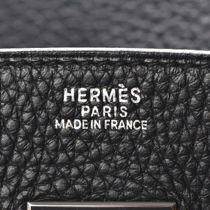 Hermes Taurillon Clemence Birkin 30 Black 24 of 42