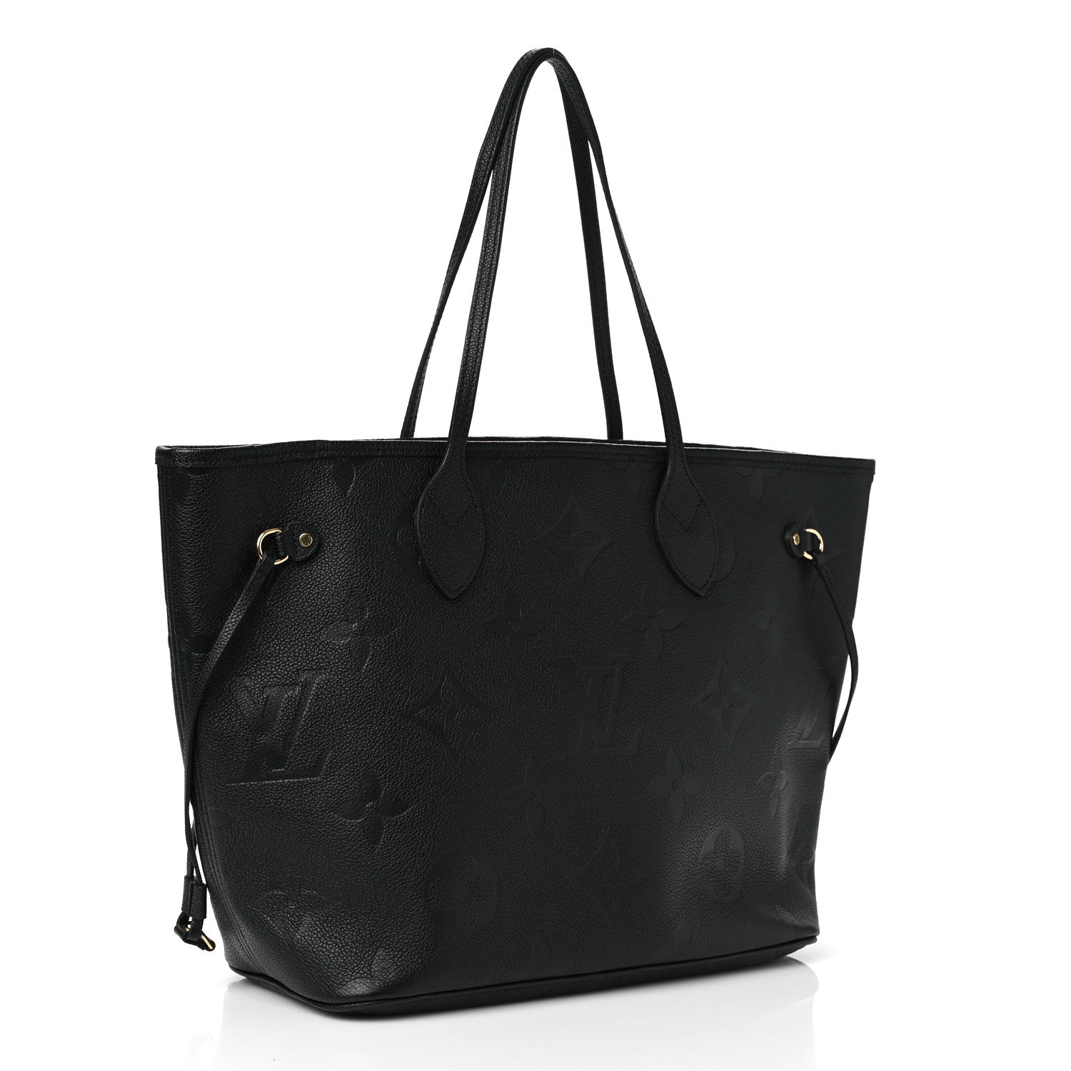 Louis Vuitton Empreinte Monogram Giant Neverfull MM Black 4 of 10
