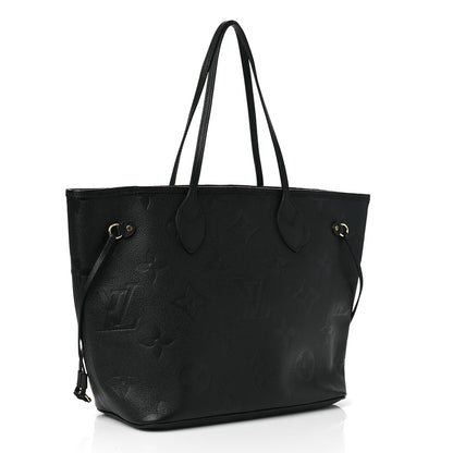 Louis Vuitton Empreinte Monogram Giant Neverfull MM Black 4 of 10