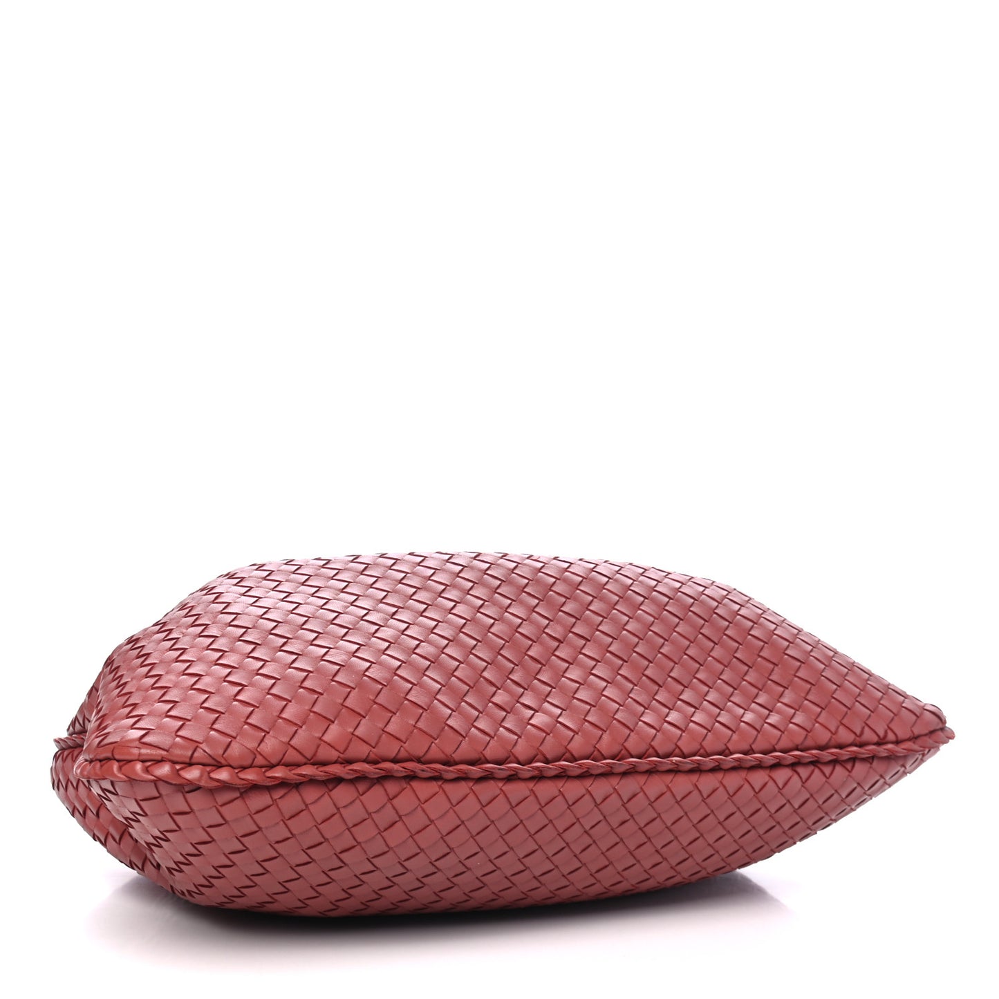Nappa Intrecciato Large Veneta Hobo Brique