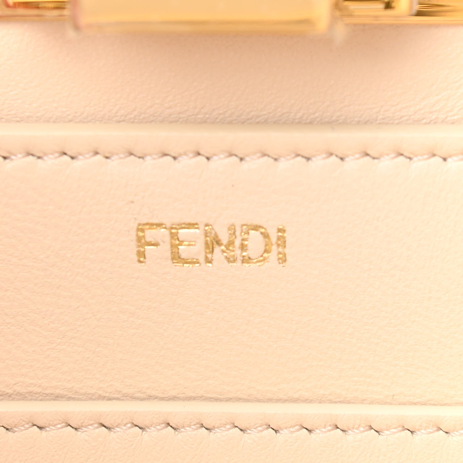 Fendi Vitello Seta Shiny Nappa Medium Peekaboo I SEE U Satchel Azzurro Baby Camelia 6 of 10
