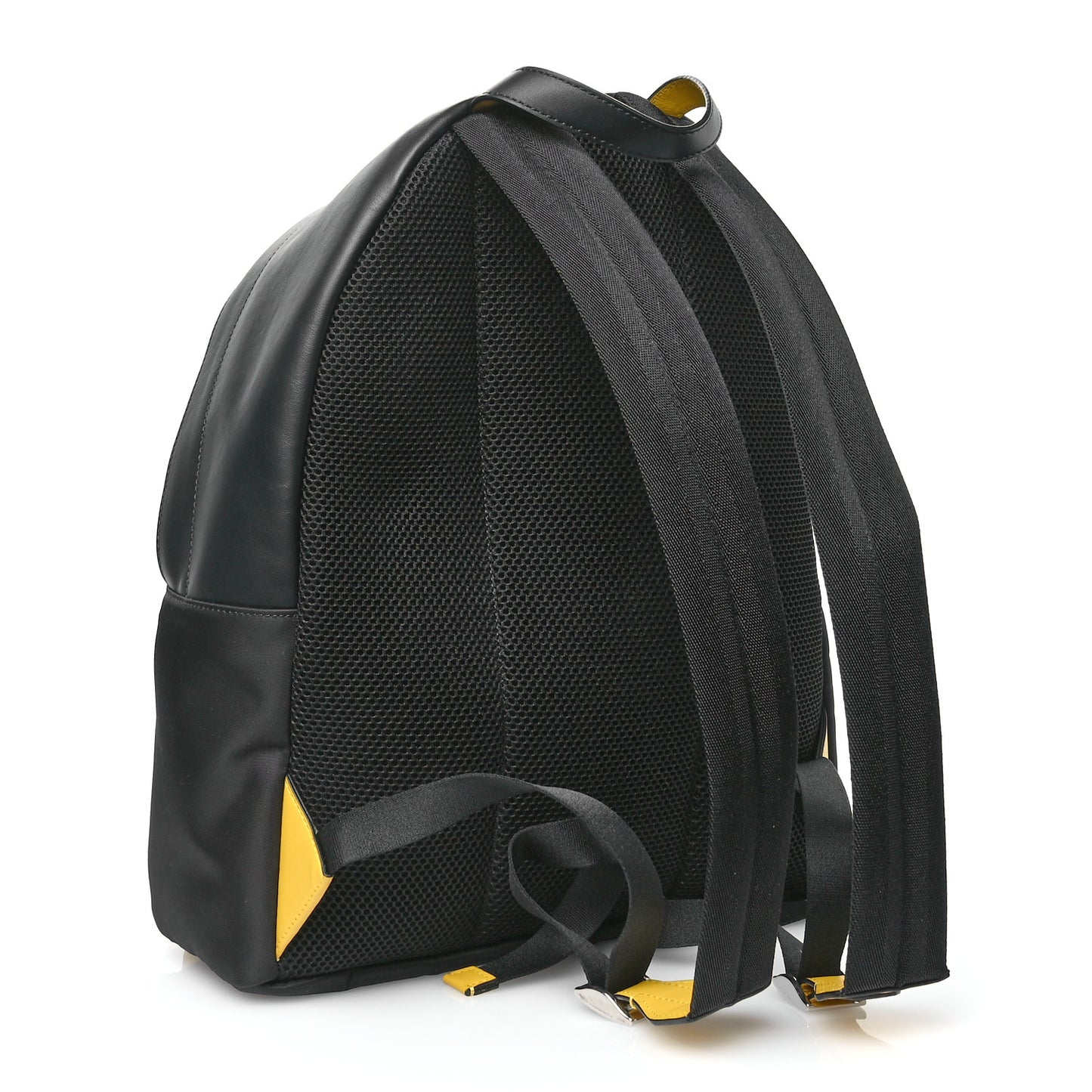 Nylon Vitello Grace Cruise Corner Bugs Pouch Pocket Backpack Black Sunflower