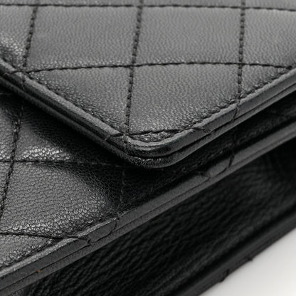 Chanel Lambskin Quilted Chic Pearls Flap Black 16 of 16