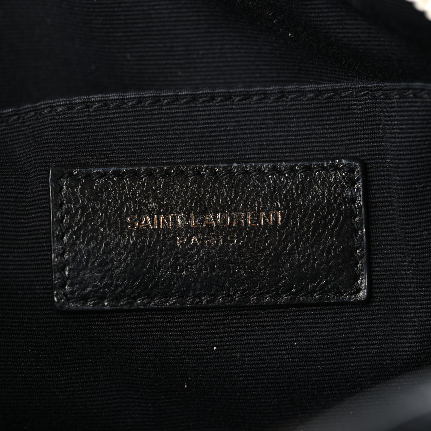 Calfskin Matelasse Monogram Lou Camera Bag Black