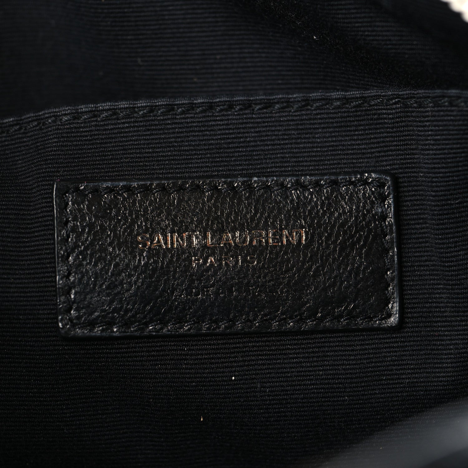 Saint Laurent Calfskin Matelasse Monogram Lou Camera Bag Black 6 of 12