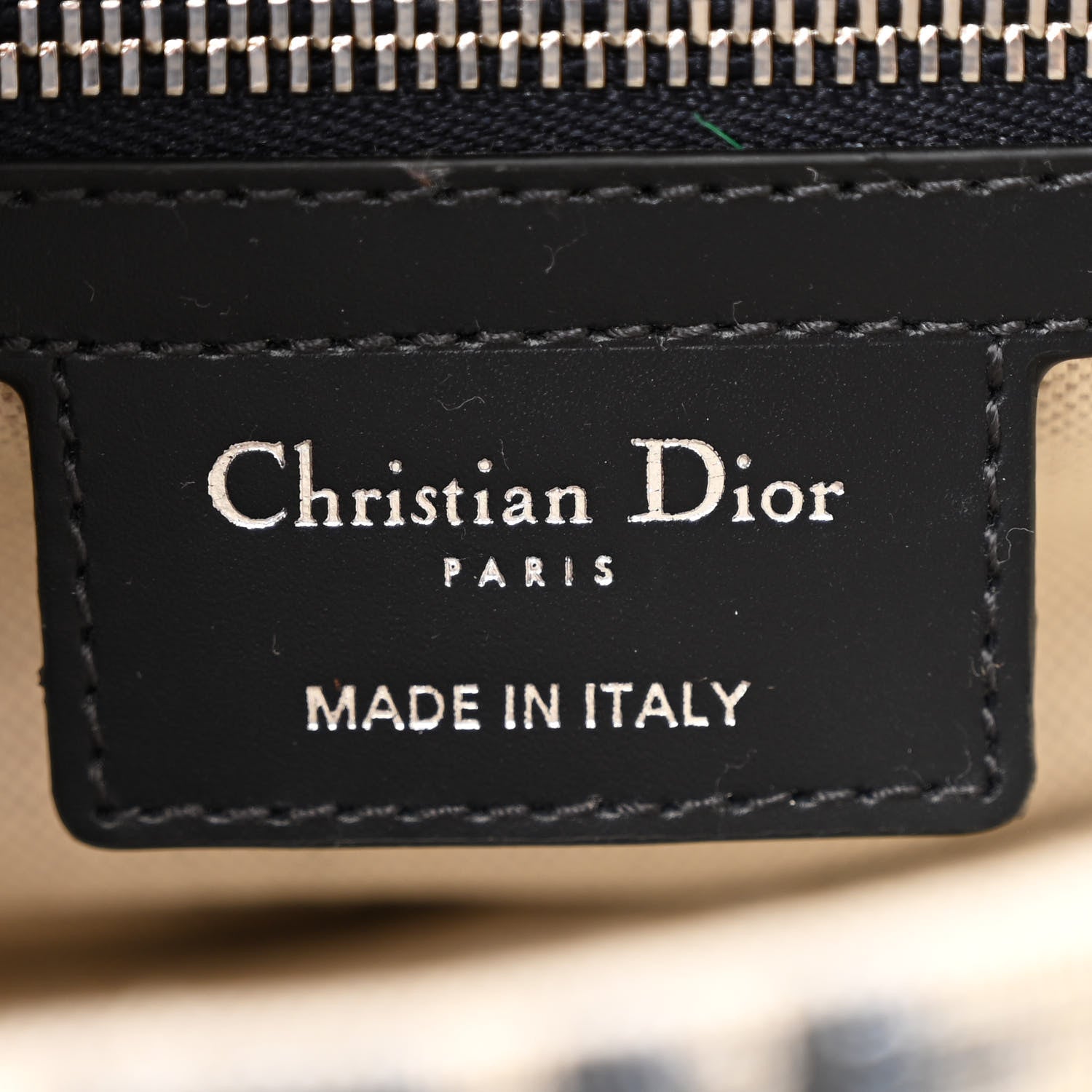 Christian Dior Calfskin Oblique Saddle Bag With Strap Blue 6 of 12