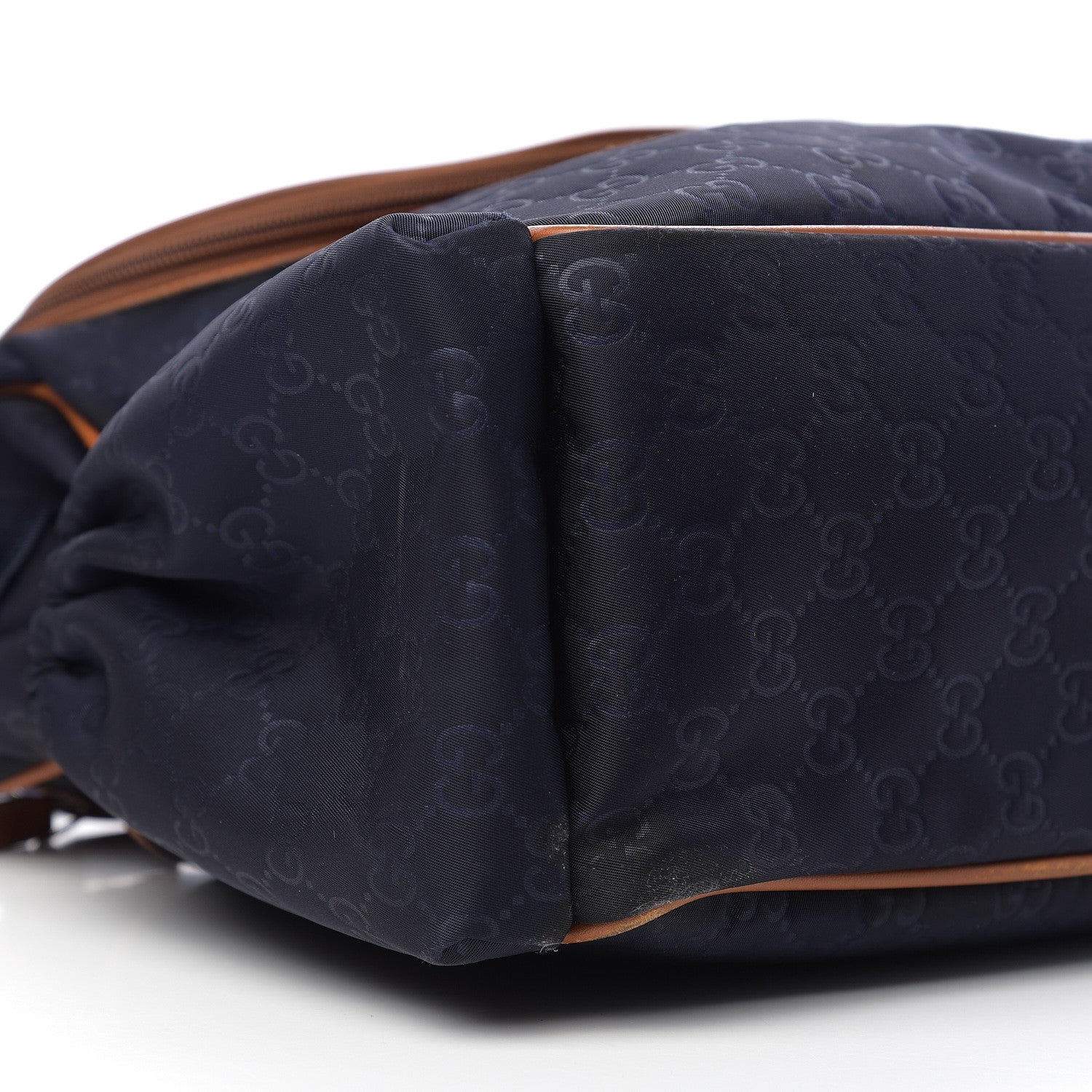 Gucci Nylon Monogram Light Diaper Bag Blue 9 of 10