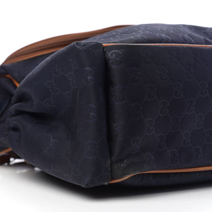 Gucci Nylon Monogram Light Diaper Bag Blue 9 of 10
