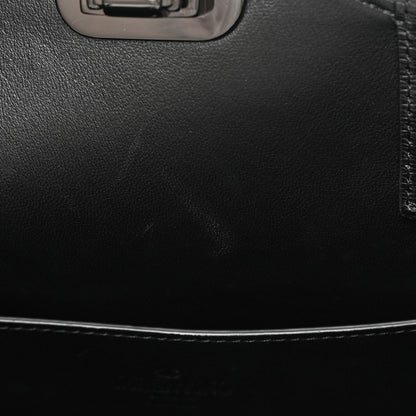 Valentino Garavani Grainy Calfskin Rockstud Alcove Tote Black 11 of 12