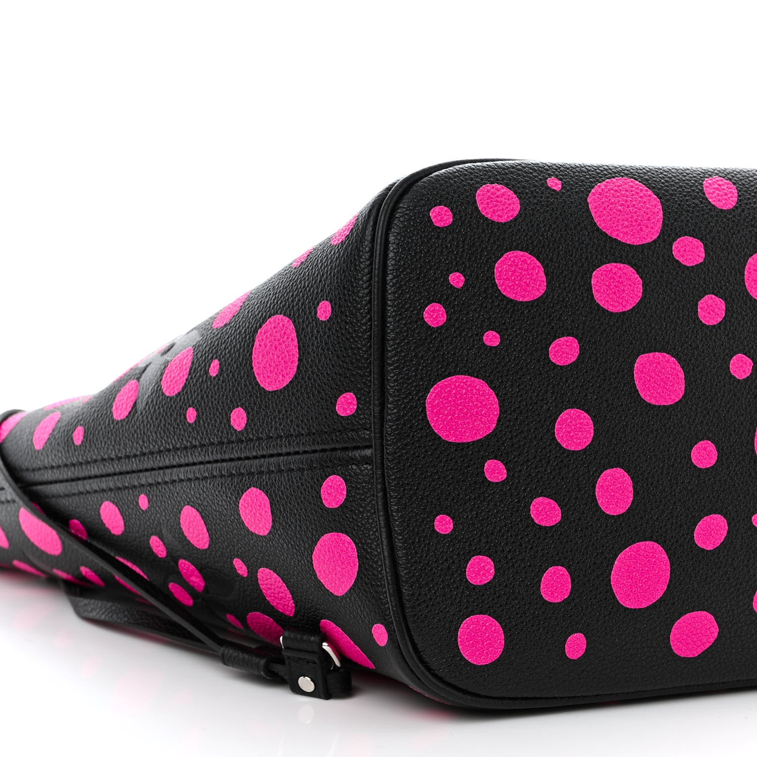 Louis Vuitton LV X YK Empreinte Infinity Dots Neverfull MM Black Fuchsia 10 of 12