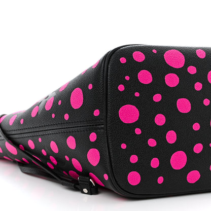Louis Vuitton LV X YK Empreinte Infinity Dots Neverfull MM Black Fuchsia 10 of 12