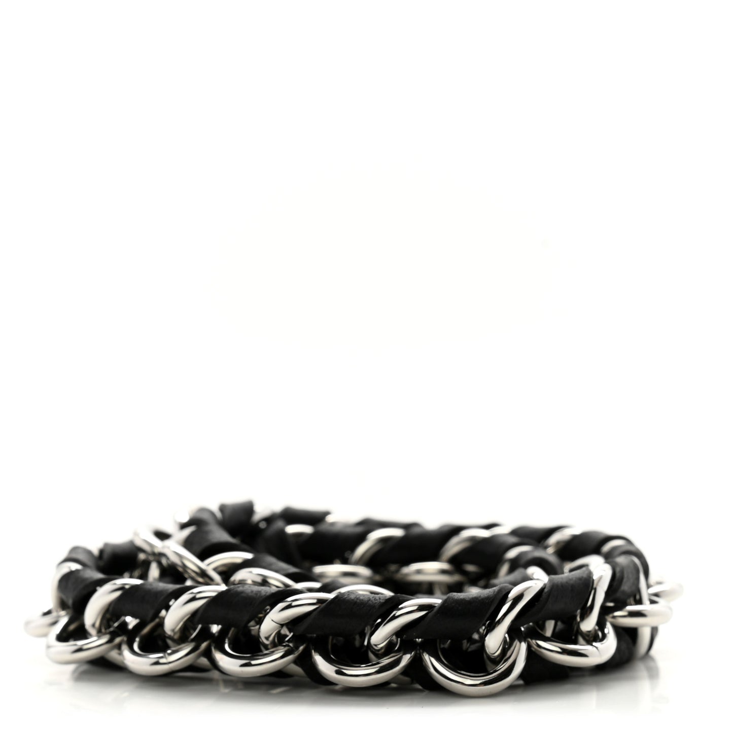 Calfskin Bella Tote Chain Strap Black