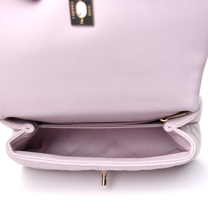 Chanel Caviar Quilted Mini Coco Handle Flap Lilas Lilac 5 of 11