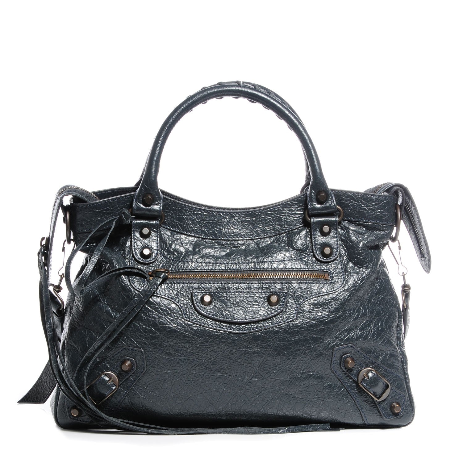 Balenciaga Agneau Classic Hardware Town Anthracite 1 of 14