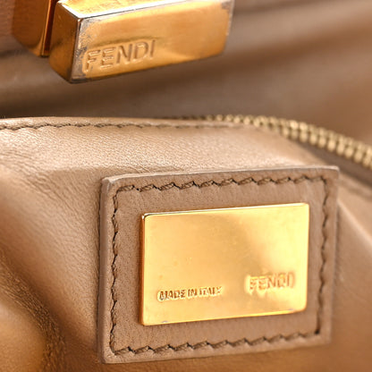 Fendi Nappa Mini Peekaboo Iconic Satchel Tortora 7 of 10